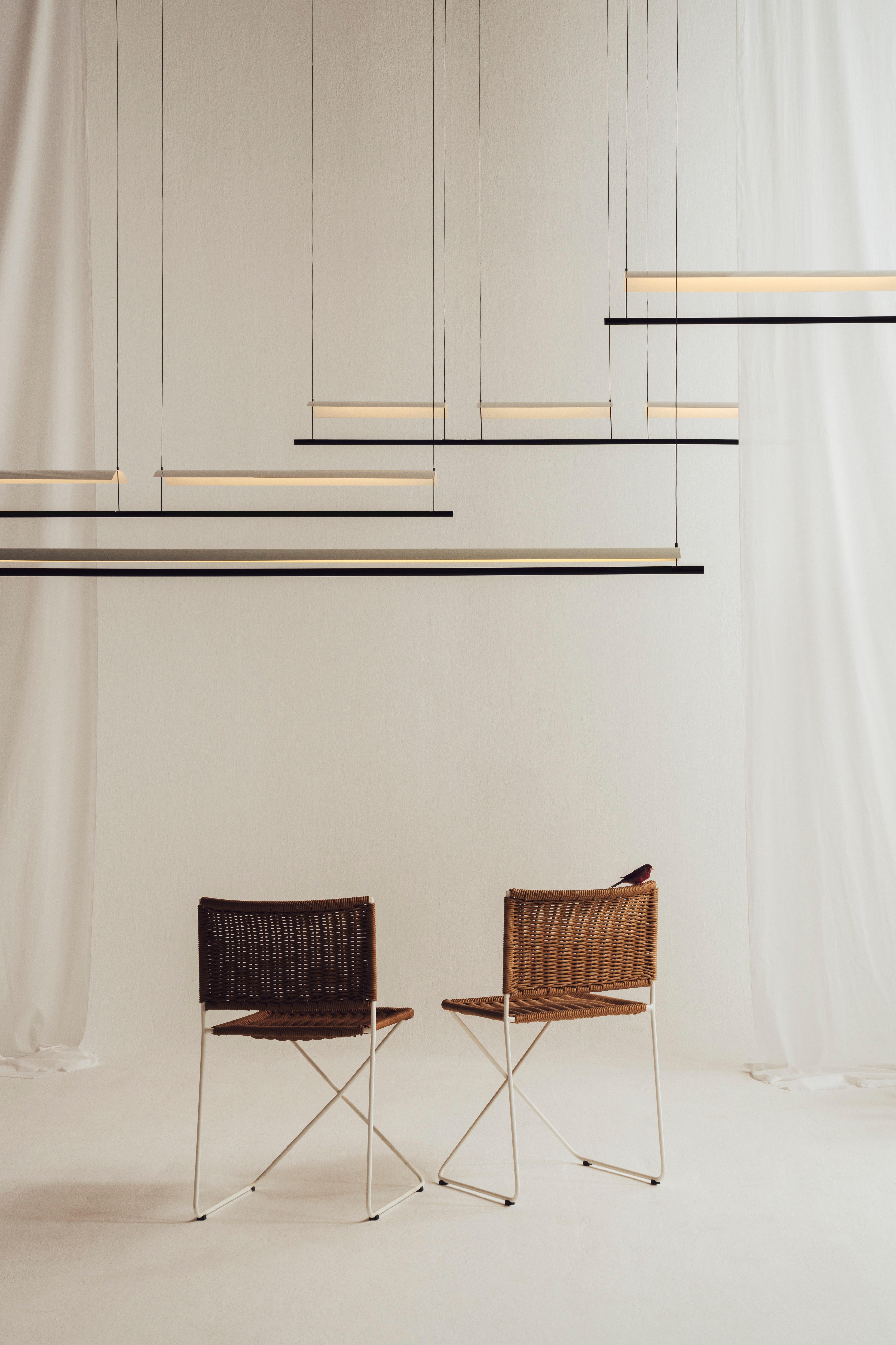 Sistema Lámina 85 Sculptural Contemporary Art Pendant Lamp by Antoni Arola For Sale 3