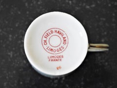 3 Moka or Espresso Cups by Haviland, Made in France