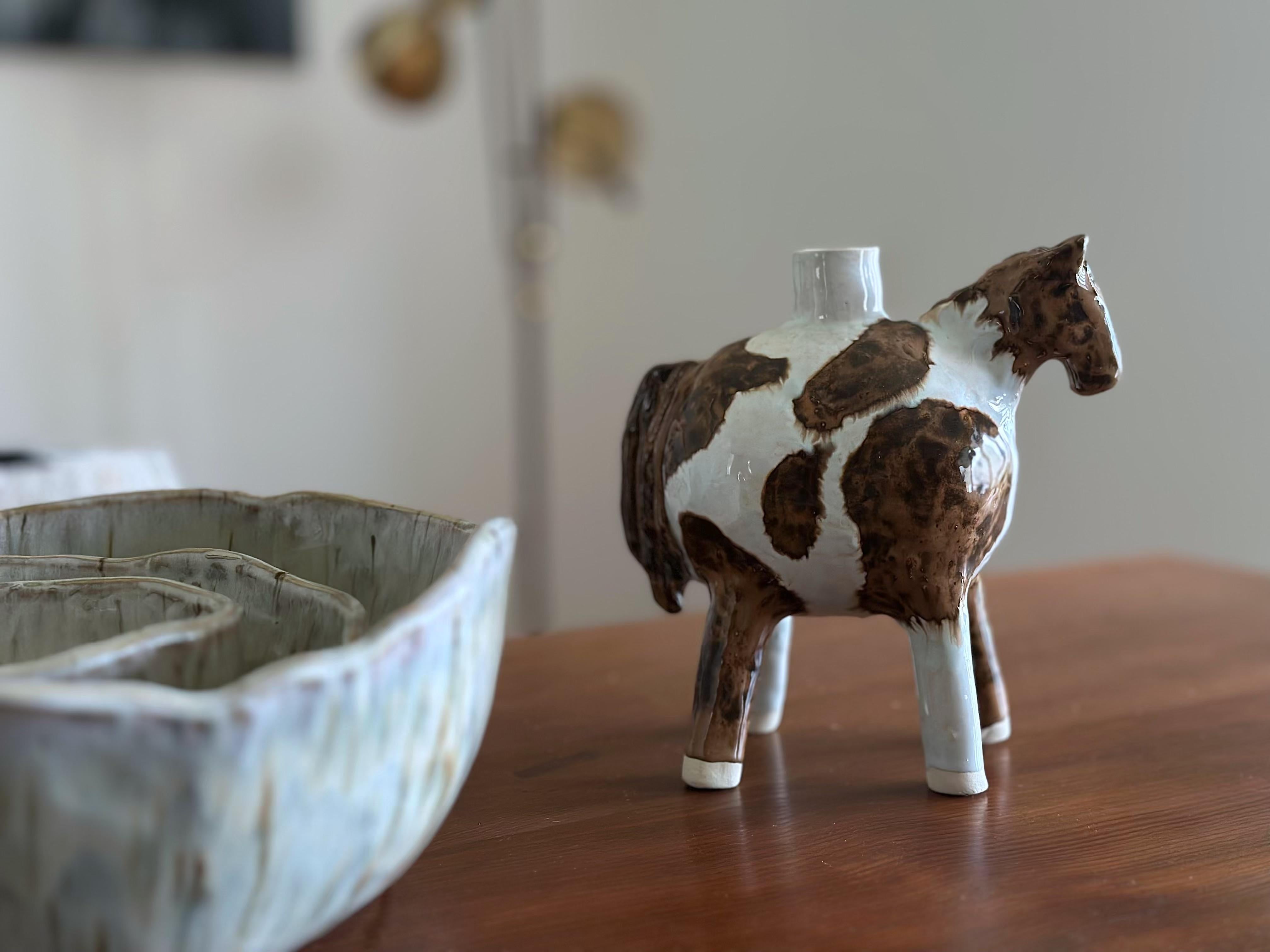 3 bols gigognes (Aspen Bark Collectional ceramics), grès émaux brillants crème en vente 7