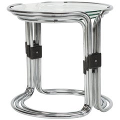 3 Nestling Tables Chrome Italy, 1970s