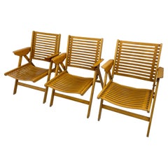 3 Niko Kralj Rex folding chair Mid-century , 1950’s