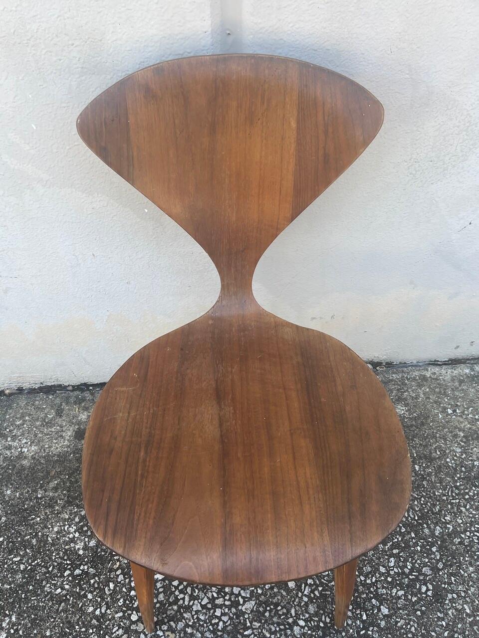 3 Norman Cherner Plycraft Bentwood Side Chairs 4