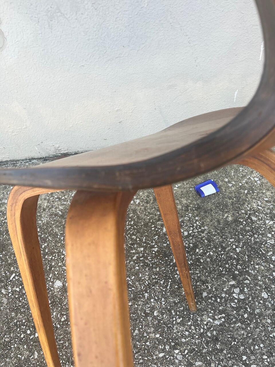 American 3 Norman Cherner Plycraft Bentwood Side Chairs