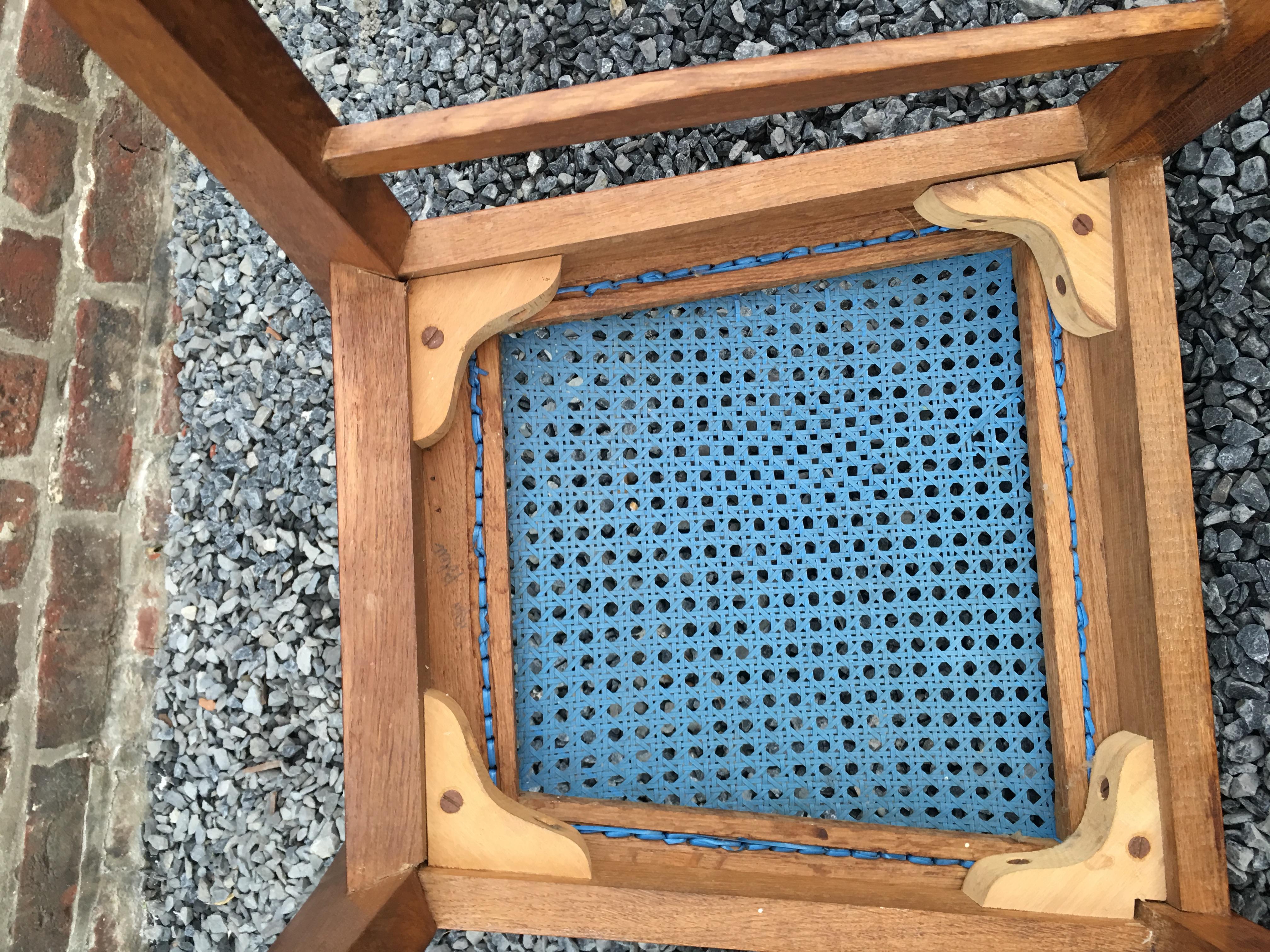 3 chaises en chêne dans le style de Ren Gabriel, vers 1950 en vente 2