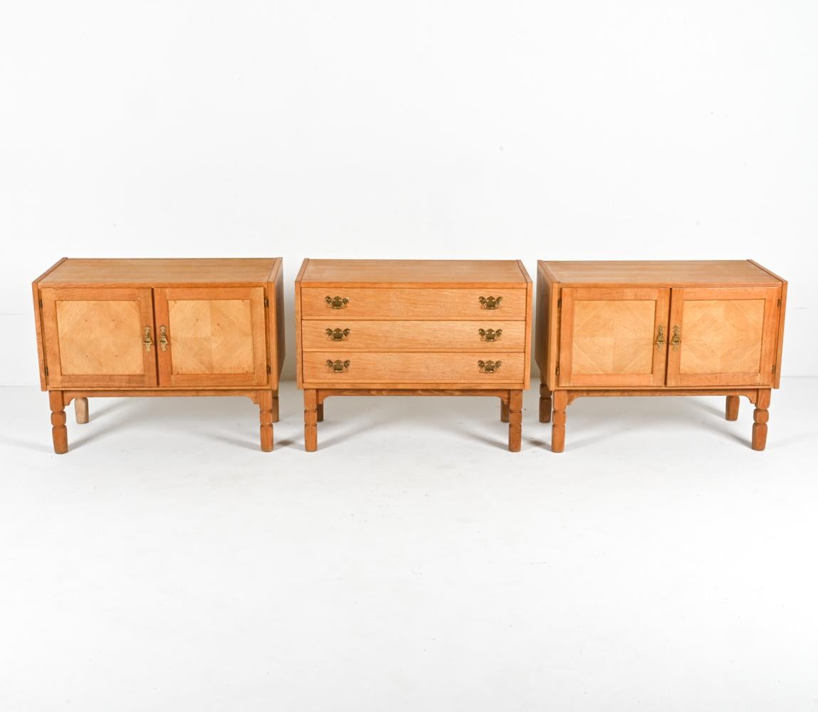 Embrace a harmonious blend of Nordic design and unparalleled craftsmanship with our trio of Oak Kjærnulf Chests. Each chest, individually sculpted with precision, resonates with the impeccable artistry associated with the Kjærnulf name.

Nestled