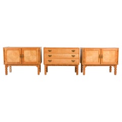 (3) Henning Kjaernulf Danish Mid-Century Oak Chests