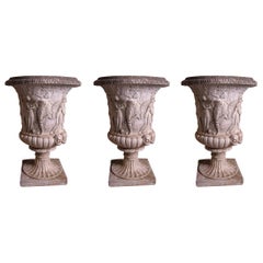 1 Pair of Terracotta Neoclassical Garden Pots