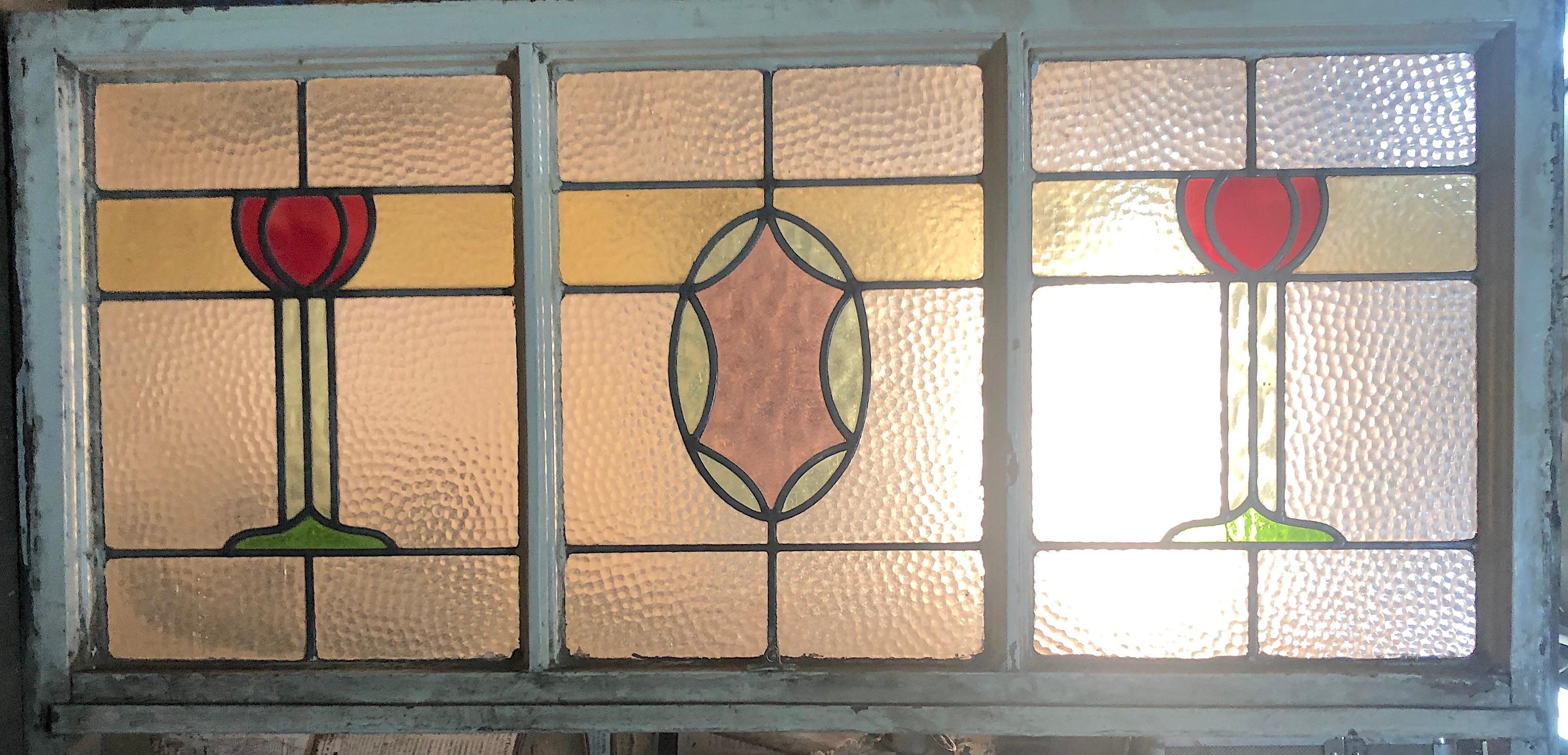 Vidriera Stained glass de 3 paneles 44