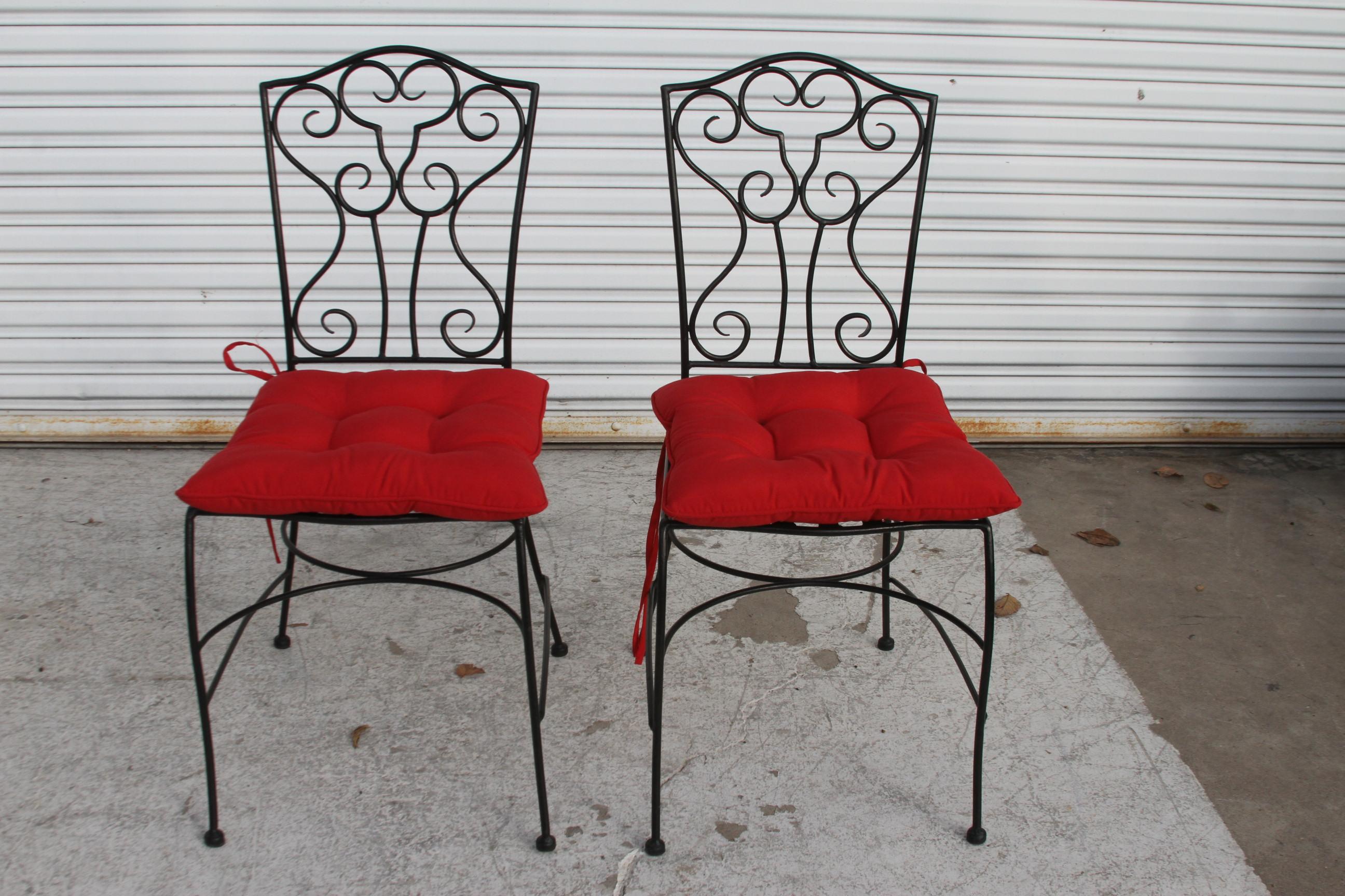 Métal 3 pc. Ensemble de bistro bohème chic en vente