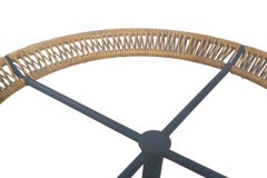 Mid Century Cafe Dinette Set Inc. Table and Two Chairs Attributed to Umanoff