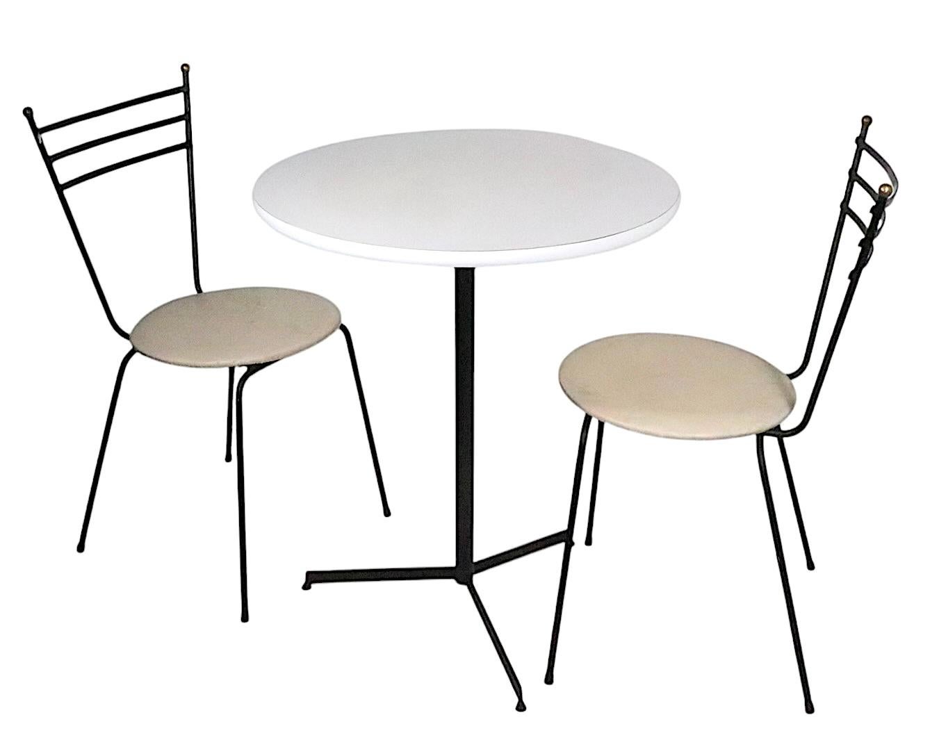 3 uds. Juego Dinette Café Bistro de mediados de siglo según Paul McCobb c. 1950/60's en venta 3