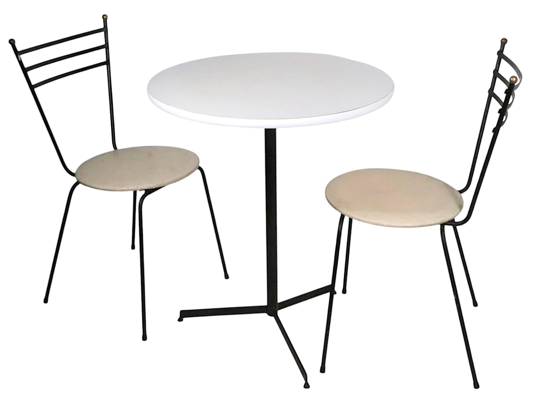 3 uds. Juego Dinette Café Bistro de mediados de siglo según Paul McCobb c. 1950/60's en venta 1