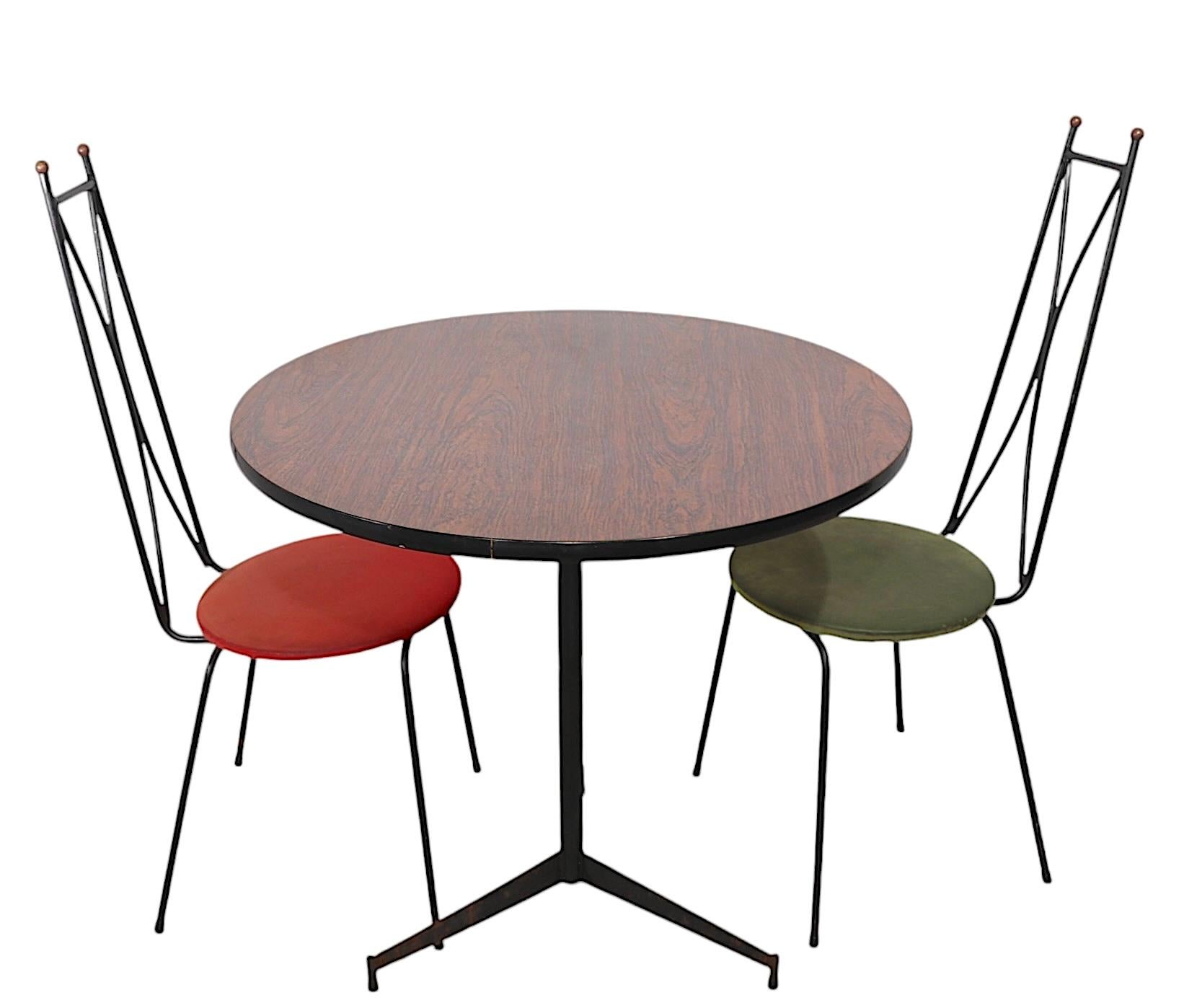 3 pc. Milieu du siècle  Ensemble de cuisine Dinette d'après Umanoff McCobb des années 1950/60 en vente 5