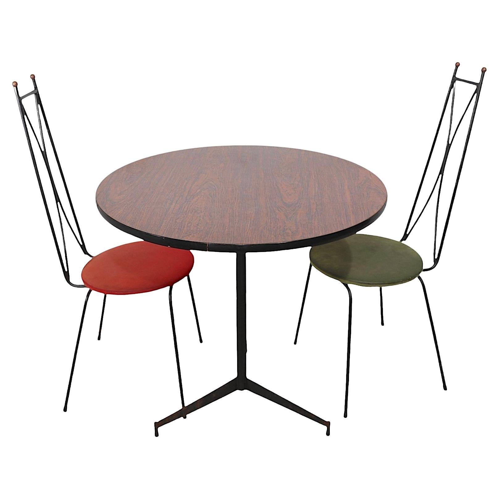 3 pc. Mid Century  Dinette Kitchen Set after Umanoff McCobb c 1950/60's