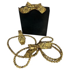 3 Stück, Natalia Brilli Lampskin Lederschmuck Suite