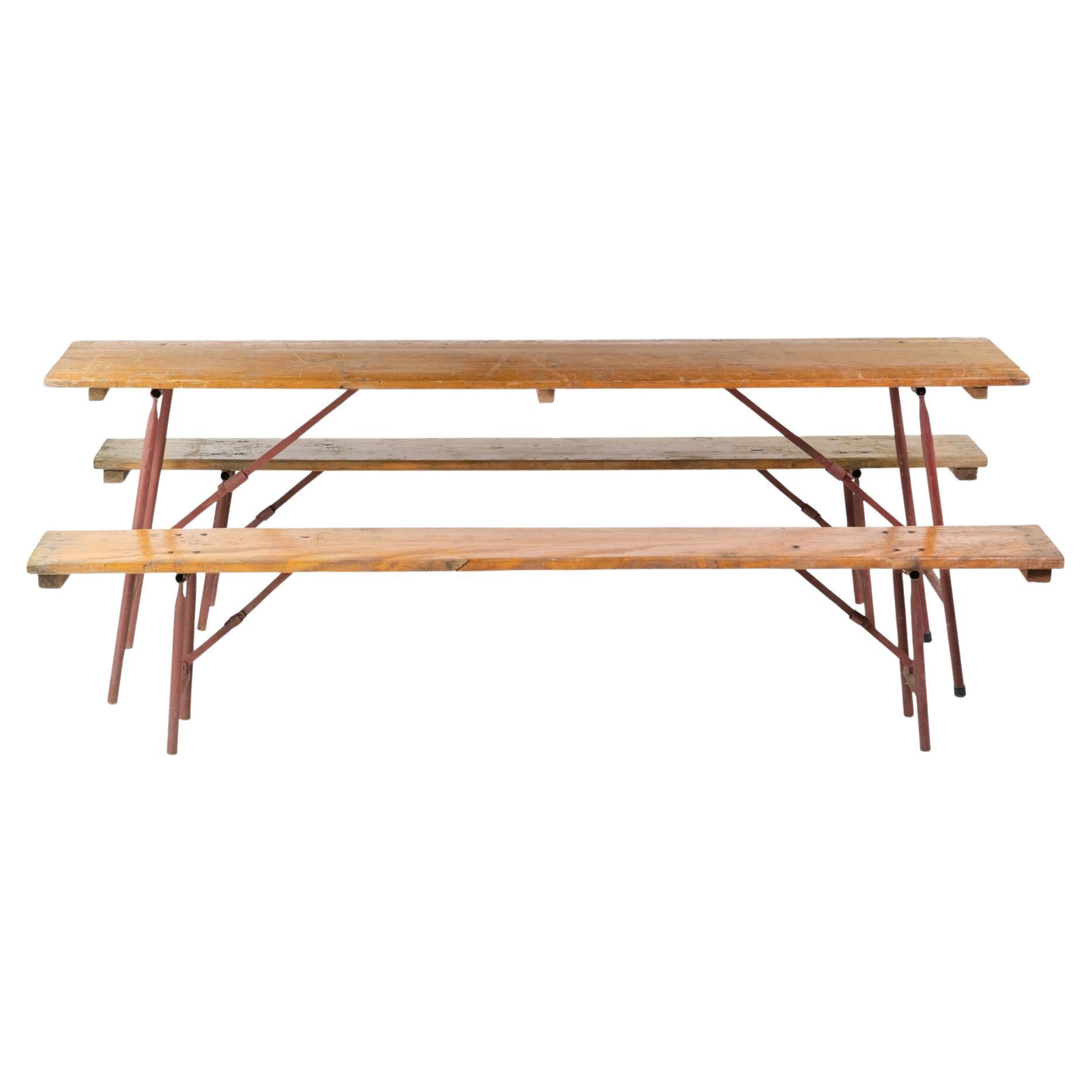 Folding Picnic Table - 13 For Sale on 1stDibs | vintage folding picnic table,  picnic table folding, vintage camping table