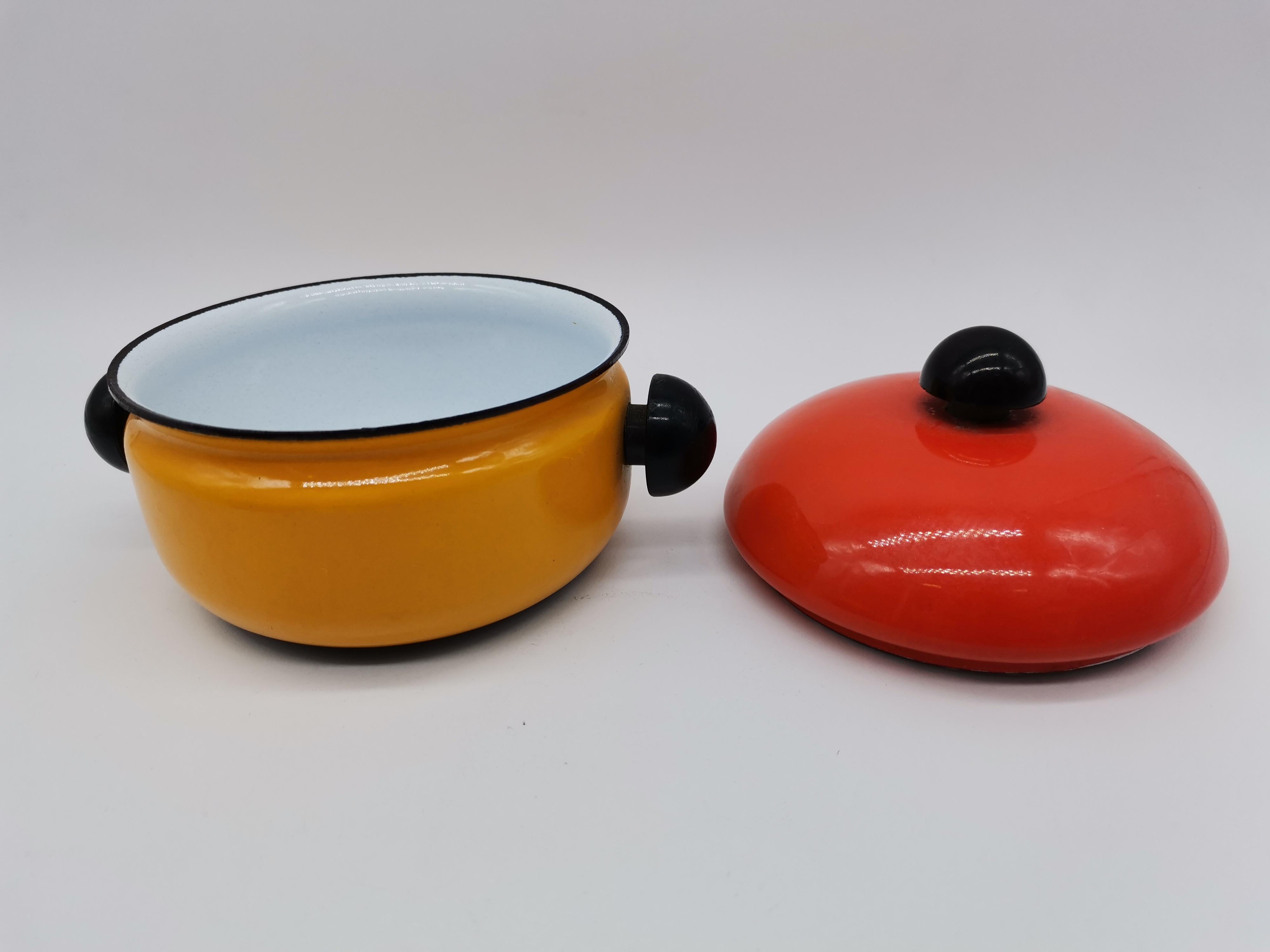 Austrian 3 Pcs., Small Cooking Pots, Ceramic, Carl Auböck Vienna, Austria For Sale
