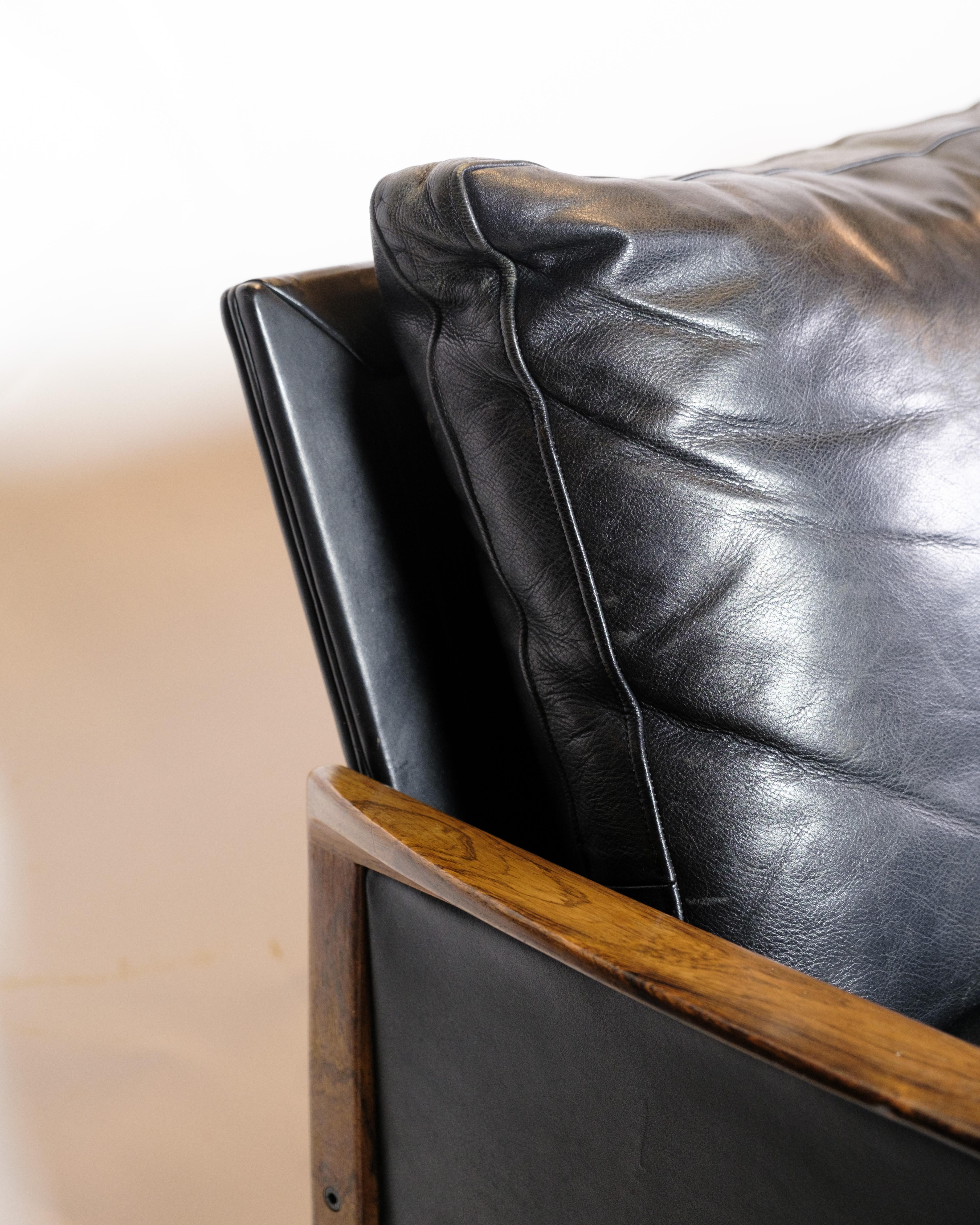 3 pros. Sofa aus Palisanderholz von Hans Olsen, hergestellt von Brdr. Juul K. Aus den 1960er Jahren im Zustand „Gut“ im Angebot in Lejre, DK