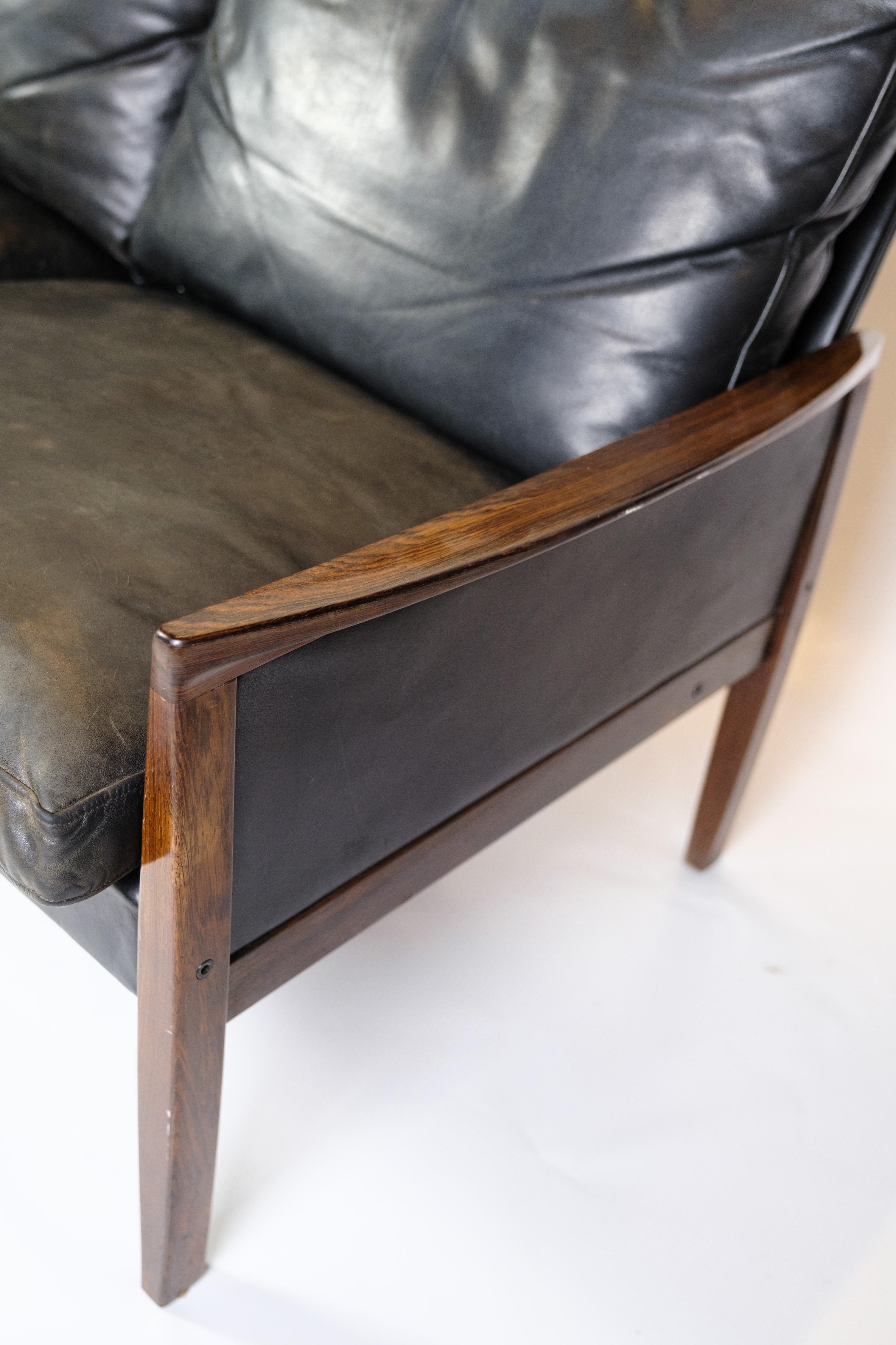 3 pros. Sofa aus Palisanderholz von Hans Olsen, hergestellt von Brdr. Juul K. Aus den 1960er Jahren (Mitte des 20. Jahrhunderts) im Angebot