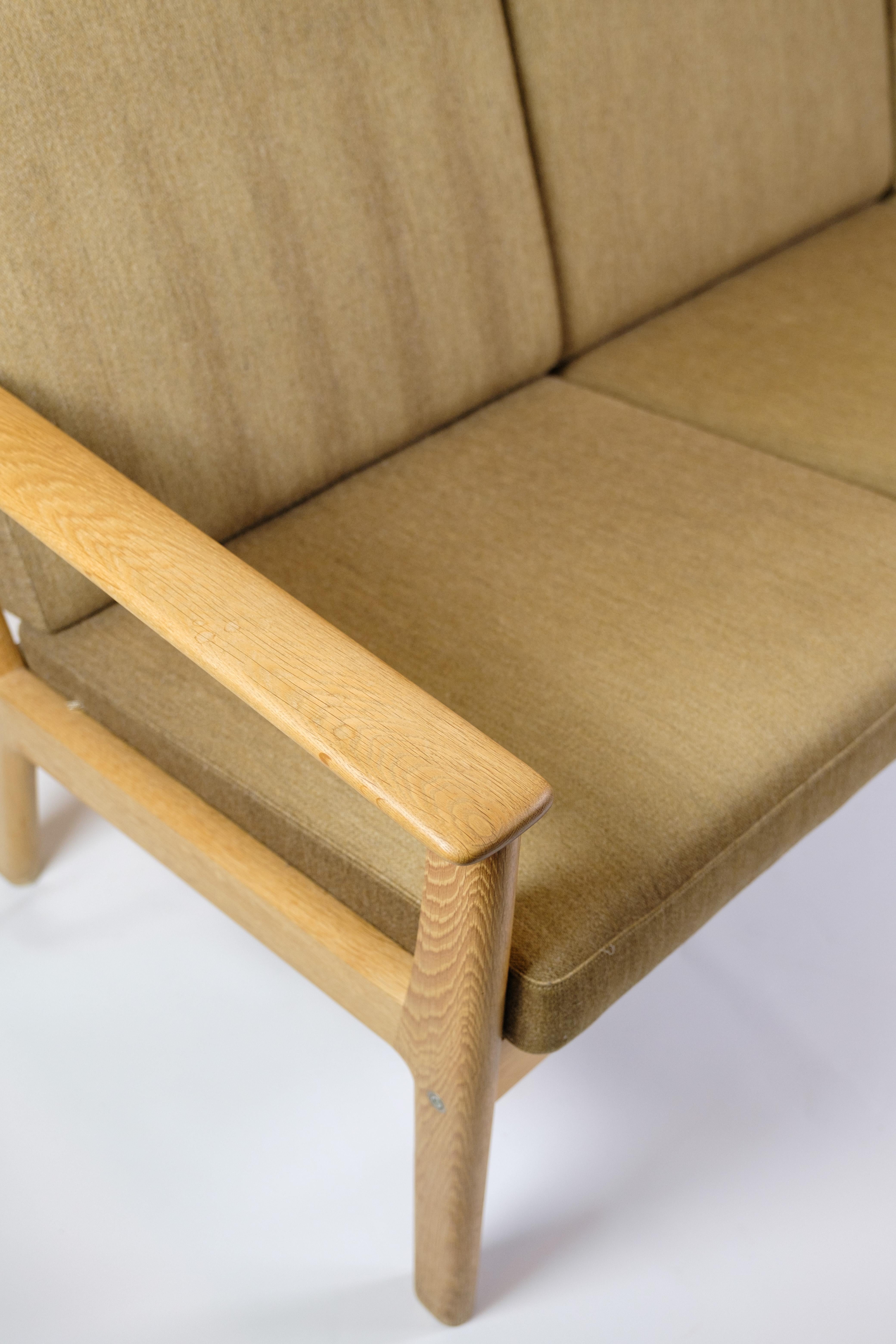 Mid-Century moderno Divano per 3 persone modello GE265/3 in quercia di Hans J. Wegner per Getama degli anni '60 in vendita