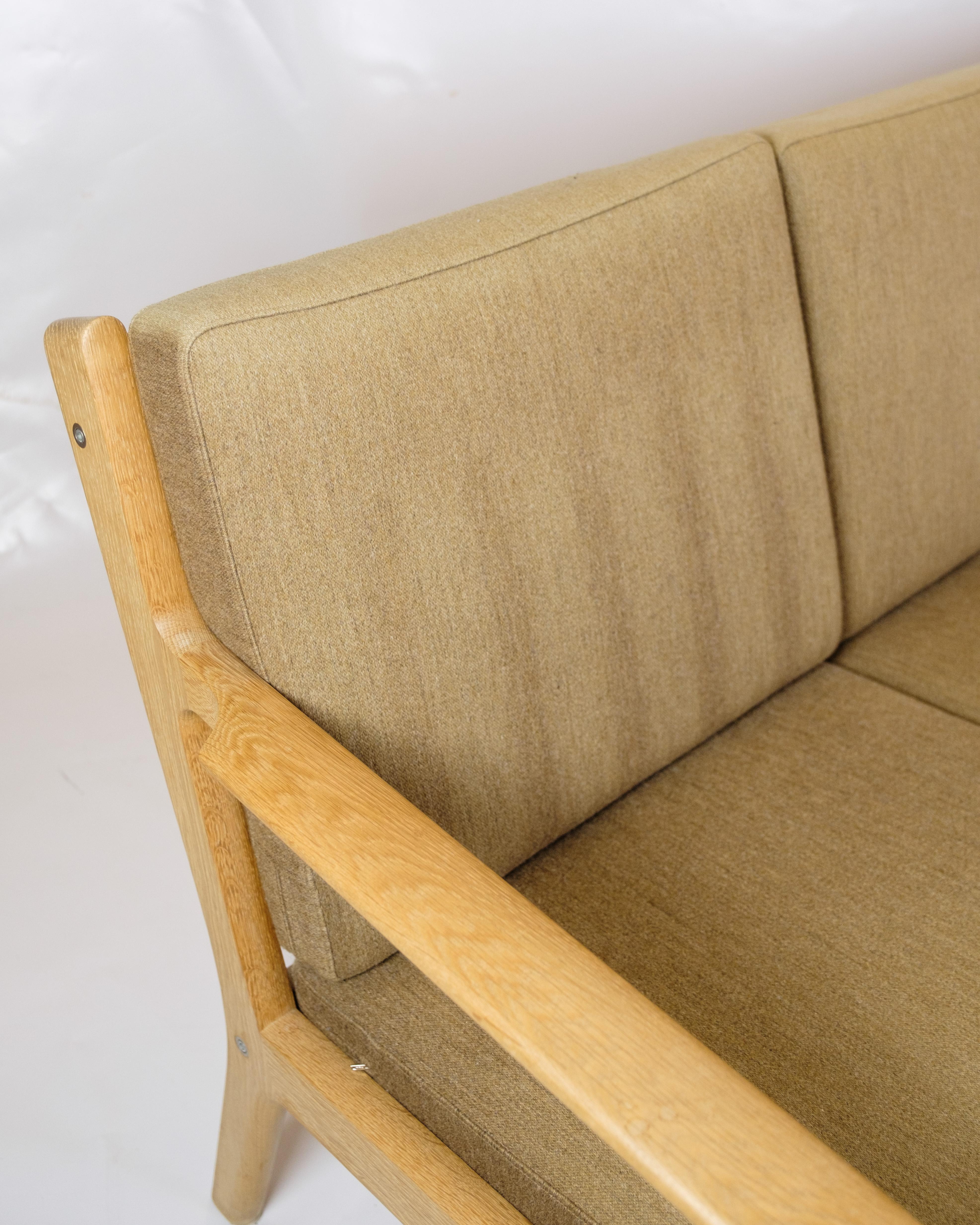 Divano per 3 persone modello GE265/3 in quercia di Hans J. Wegner per Getama degli anni '60 In condizioni buone in vendita a Lejre, DK