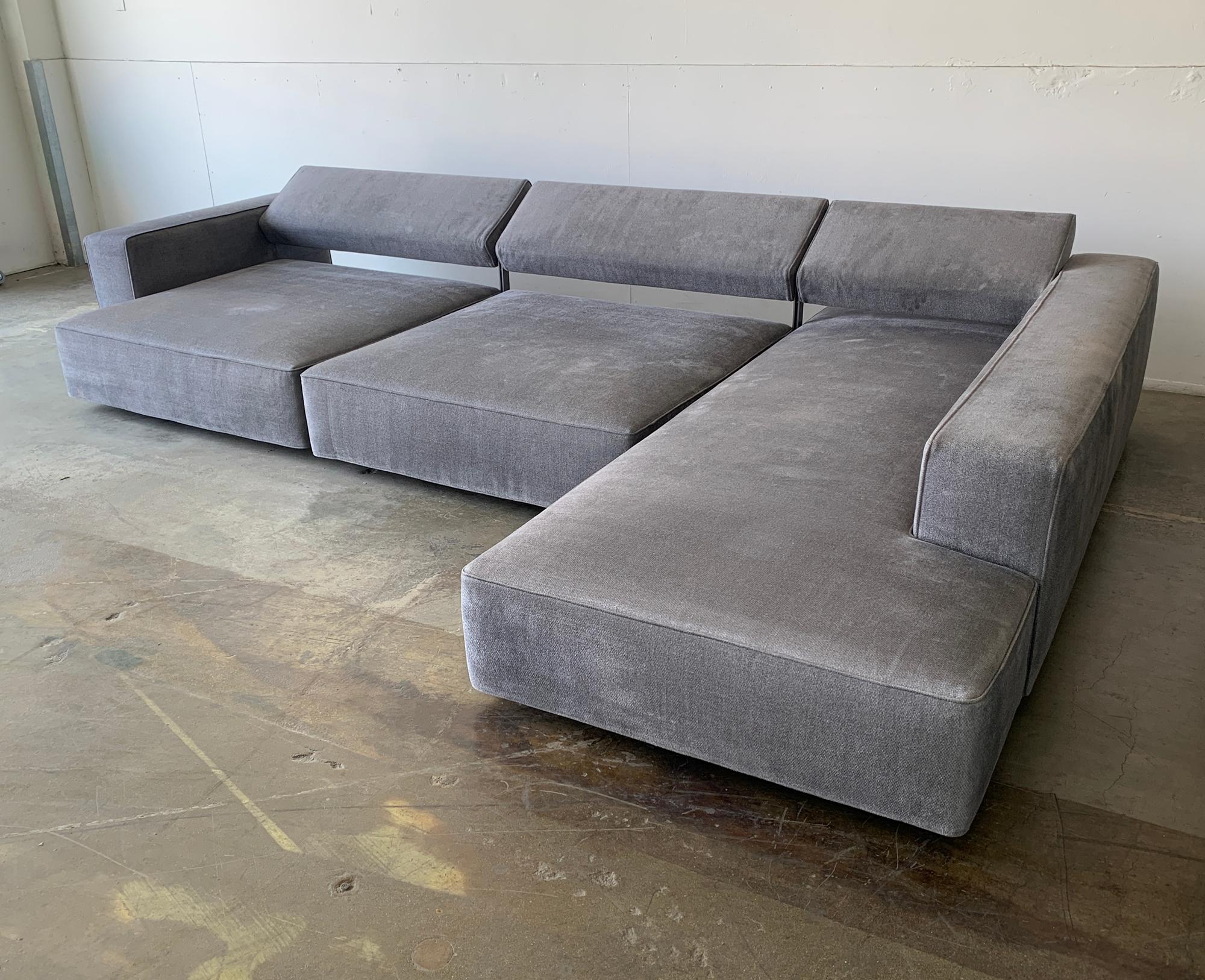 Italian 3 Piece Andy Sectional by Paolo Piva for B&B Italia