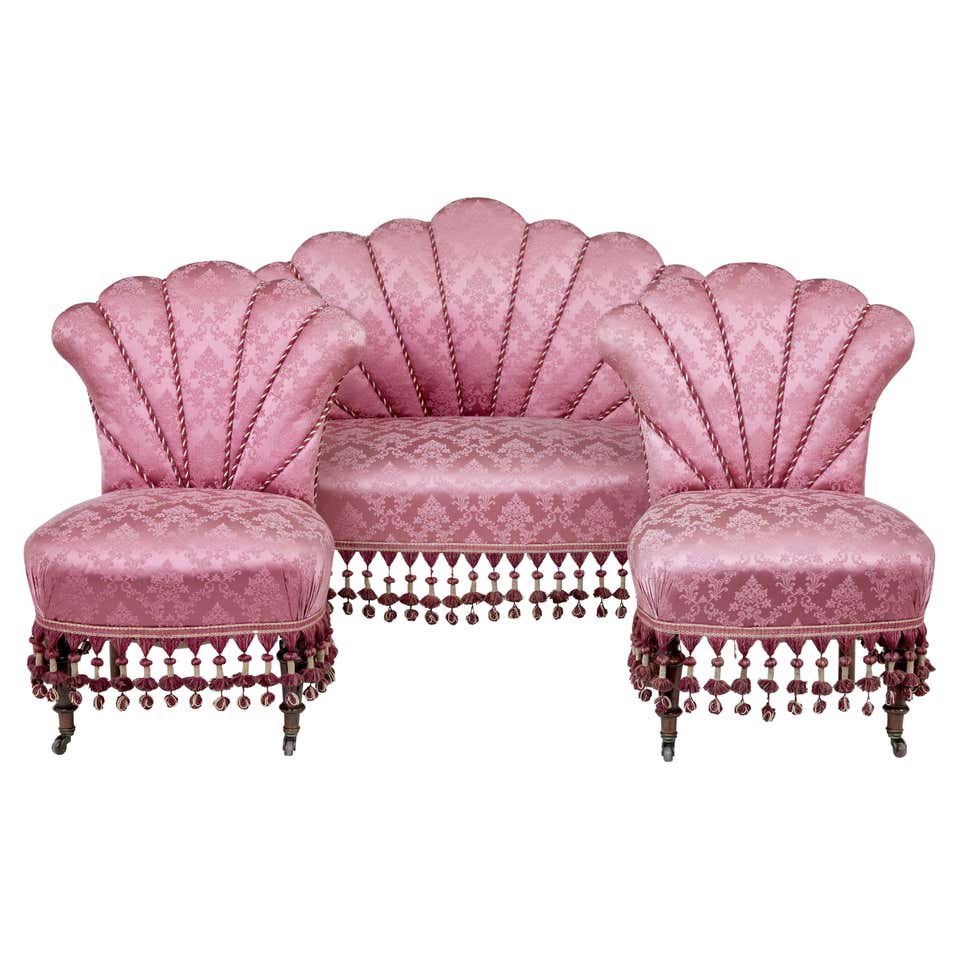 Pair 1930s Asymmetrical Art Deco Shell Back Chairs at 1stDibs | art ...