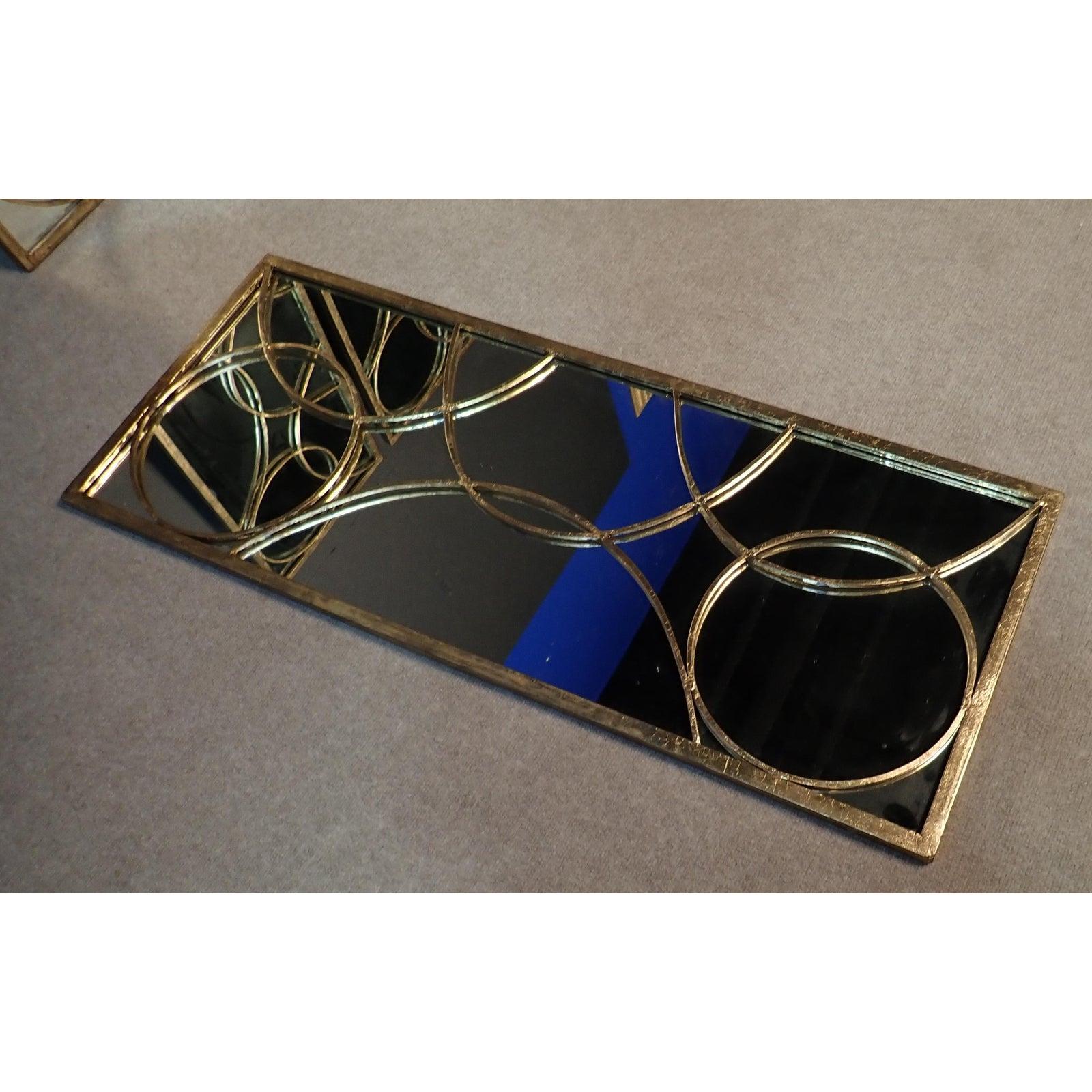 Gilt 3 Piece Arteriors Mirror Set