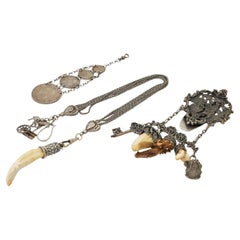 3-Piece Collection of Costume Jewelry Made of Silver
