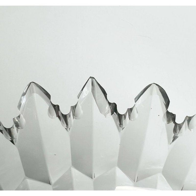 3 Piece Cut Glass Table Garniture and JM van Kempen and Zonen Dutch 833