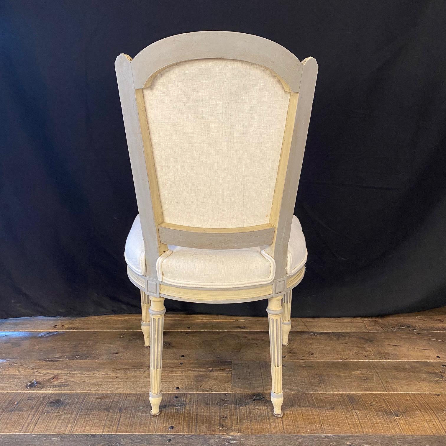 3 Piece Elegant and Rare 19th Century Classic French Louis XVI Salon Set For Sale 12