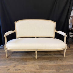 3 Piece Elegant and Rare 19th Century Classic French Louis XVI Salon Set