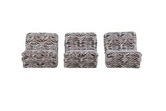 3-Piece Italian Modular Sofa in Zebra Print Upholstery, circa 1970