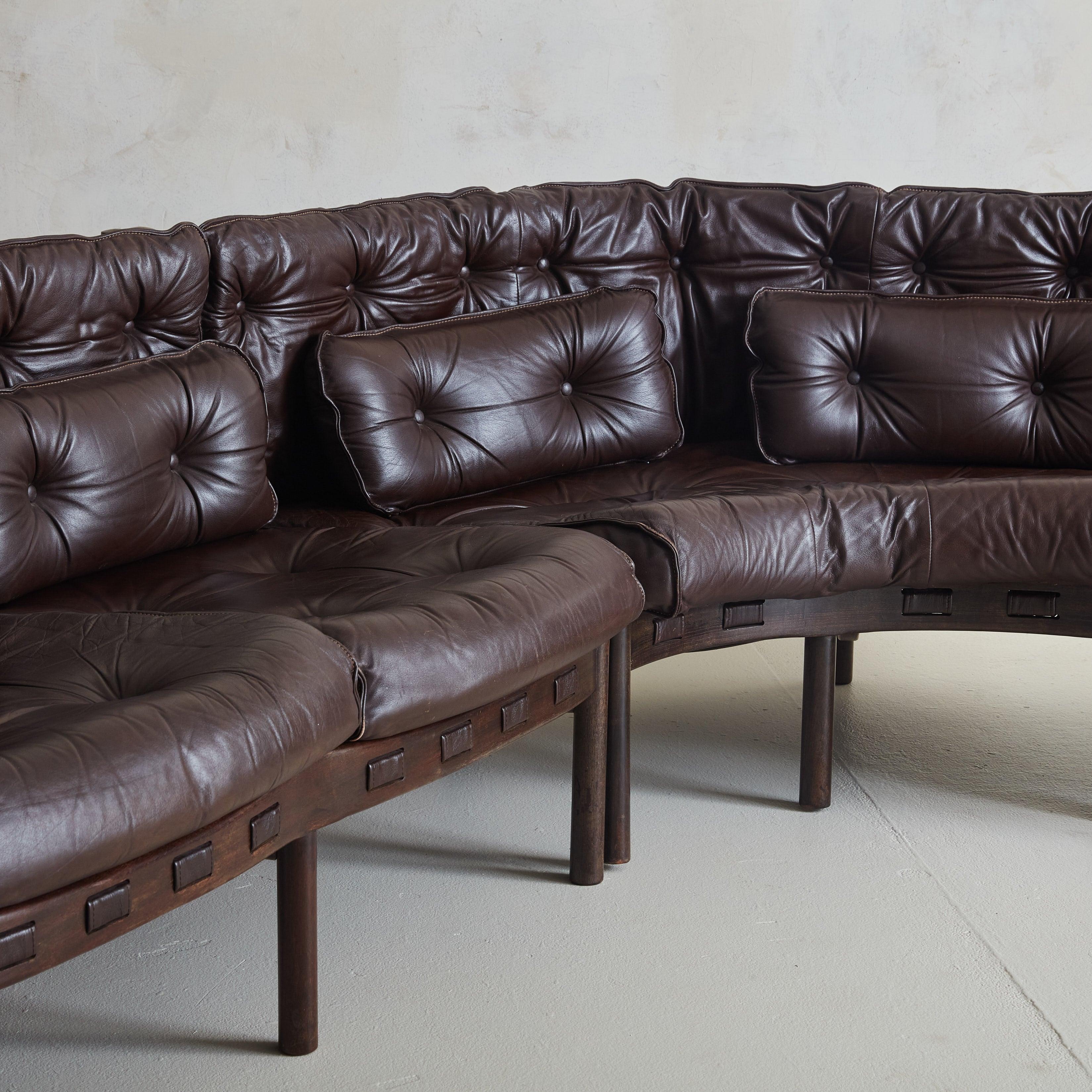 Milieu du XXe siècle Canapé 3 pièces Modèle 925 d'Arne Norell pour Coja Culemborg, Suède, années 1960 en vente