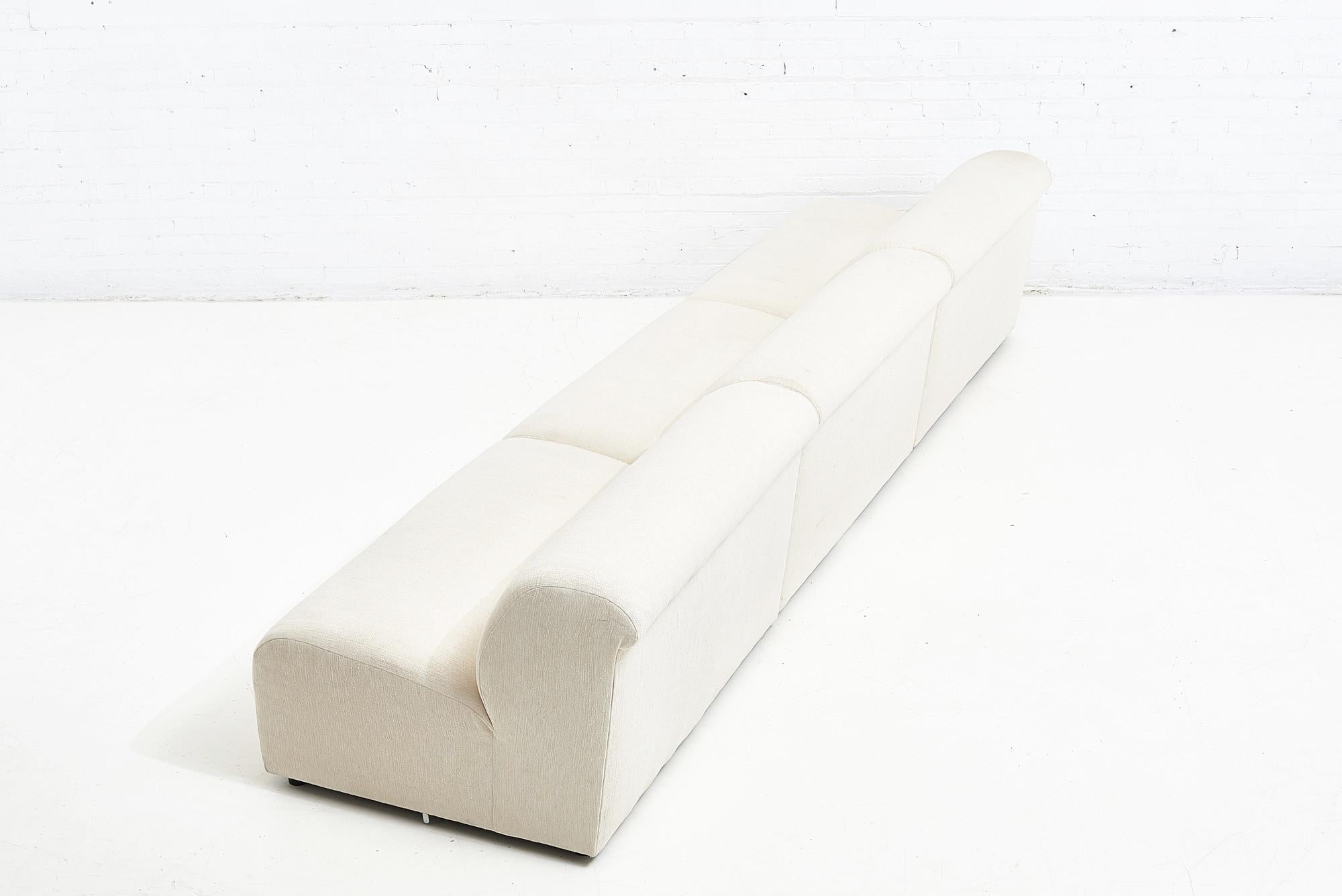 Late 20th Century 3 Piece Modular Sofa by Vladimir Kagan for Preview, 1988 For Sale