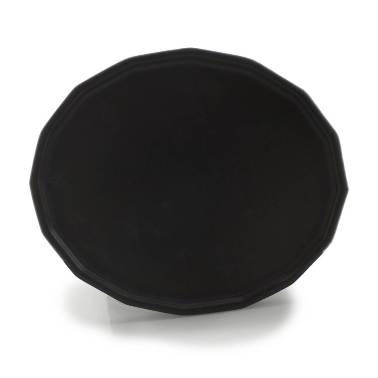 ThreePiece Place Setting for 8 Matte Black Dinnerware Setting Modern