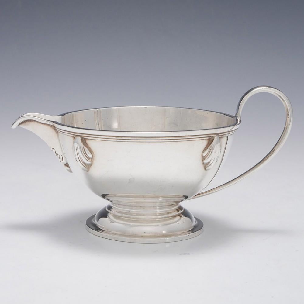 3 Piece Sterling Silver Tea Set London, 1931 For Sale 8
