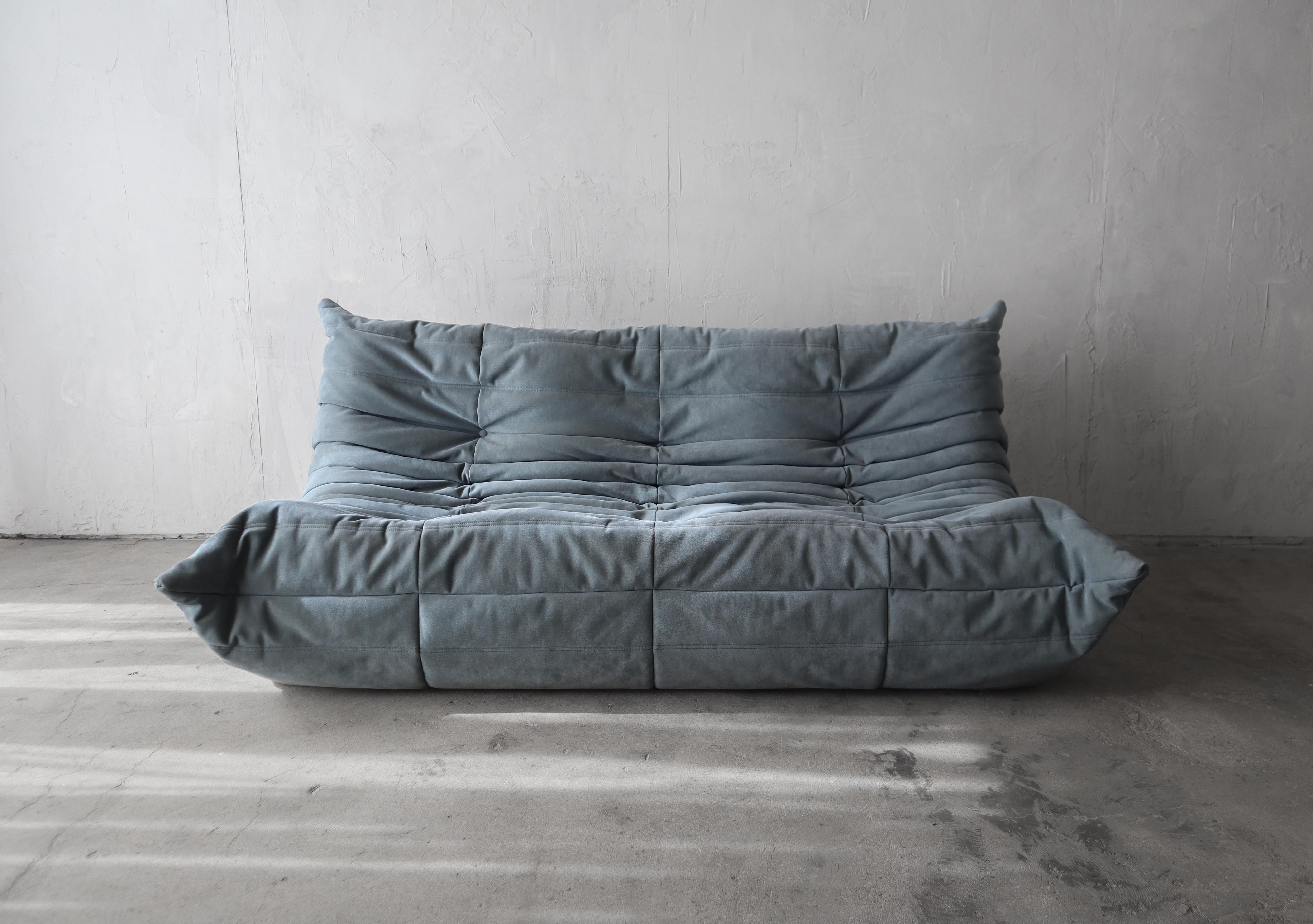 Fabric 3-Piece Togo Sofa by Ligne Roset