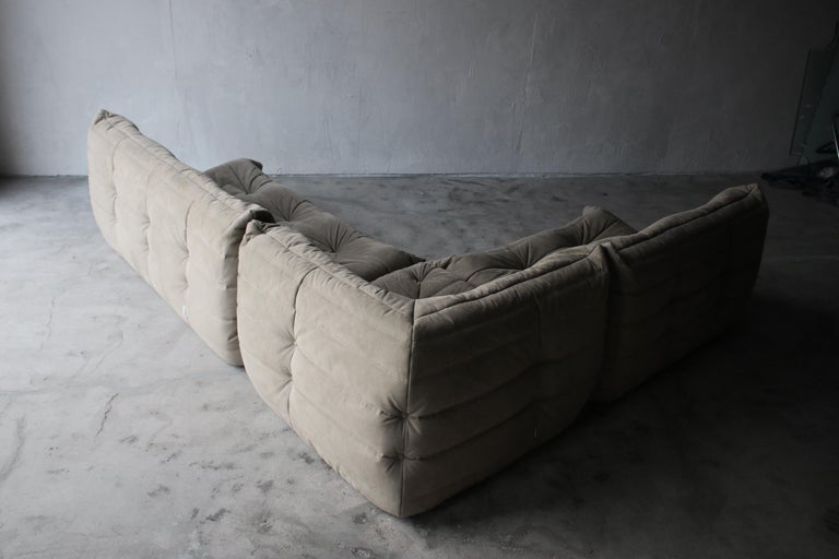 20th Century 3-Piece Togo Sofa Sectional by Ligne Roset