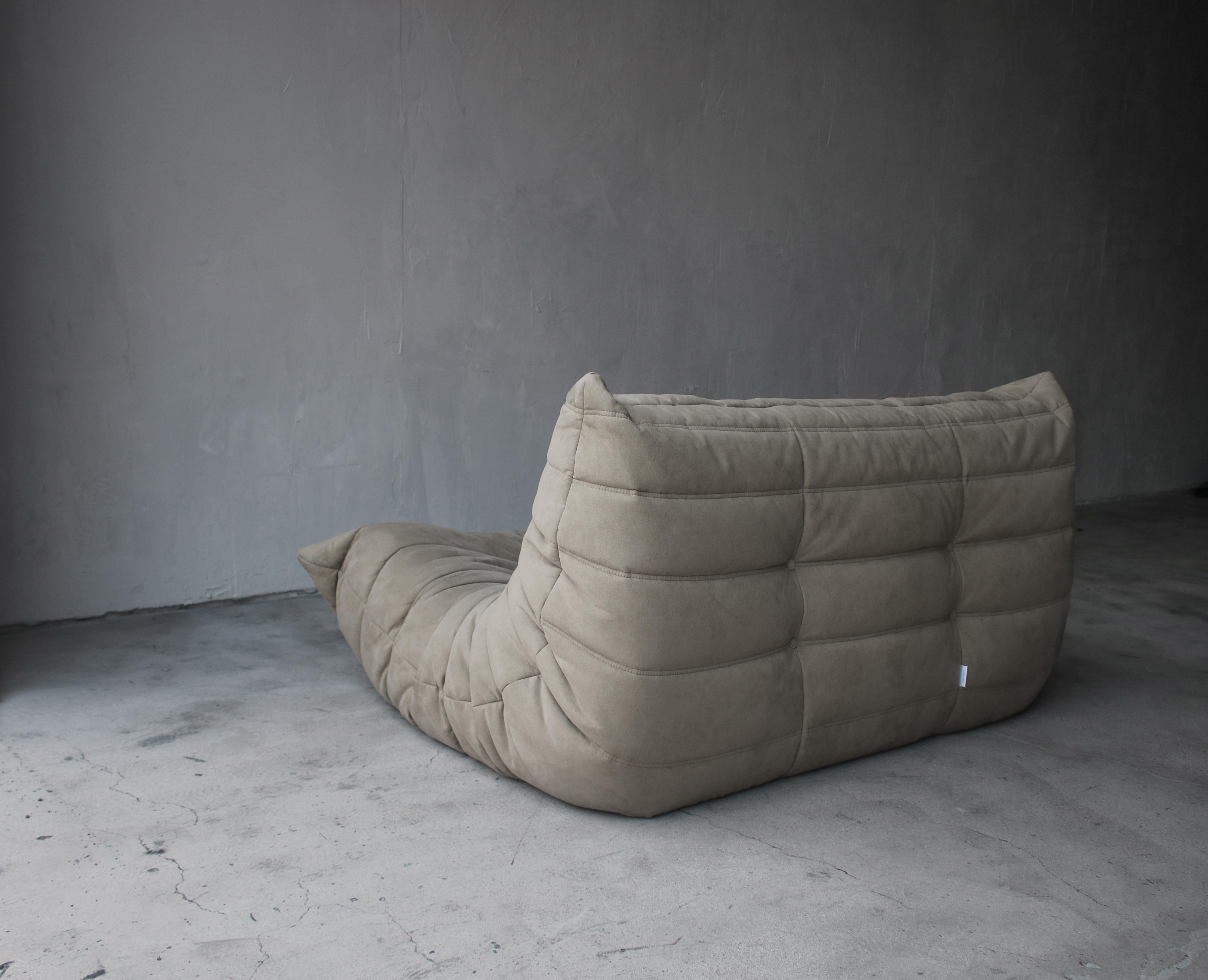Fabric 3-Piece Togo Sofa Sectional by Ligne Roset