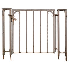 Used 3 Piece Wrought Iron Yard Gate Set