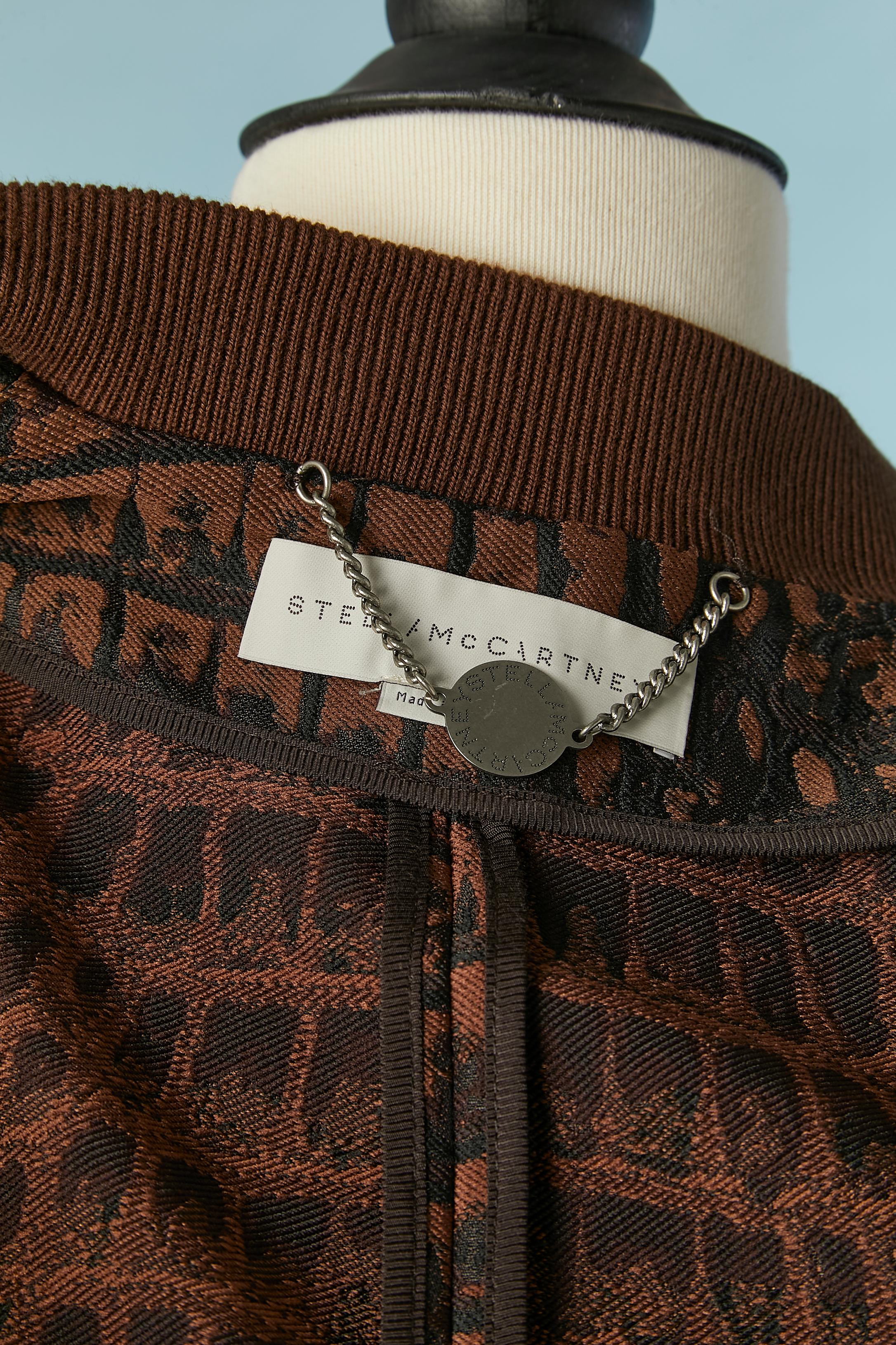 Ensemble di 3 pezzi con motivo coccodrillo marrone e nero Stella McCartney in vendita 1