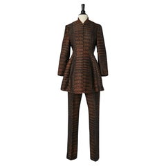 Ensemble 3 pièces avec motif crocodile marron et noir Stella McCartney