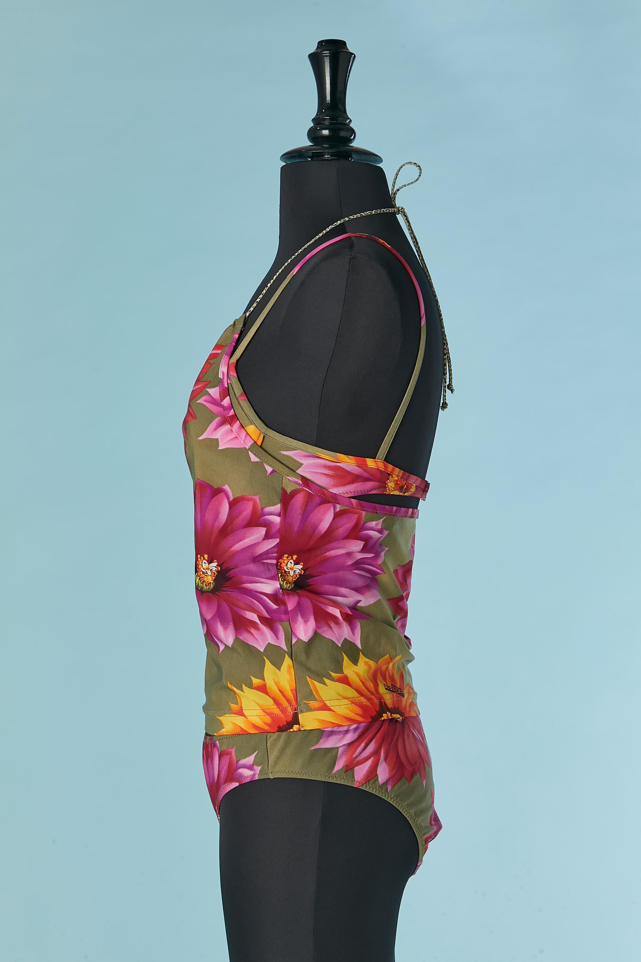 Costumi da bagno 3 pezzi (top e bikini senza schienale) Roberto Cavalli In condizioni ottime in vendita a Saint-Ouen-Sur-Seine, FR