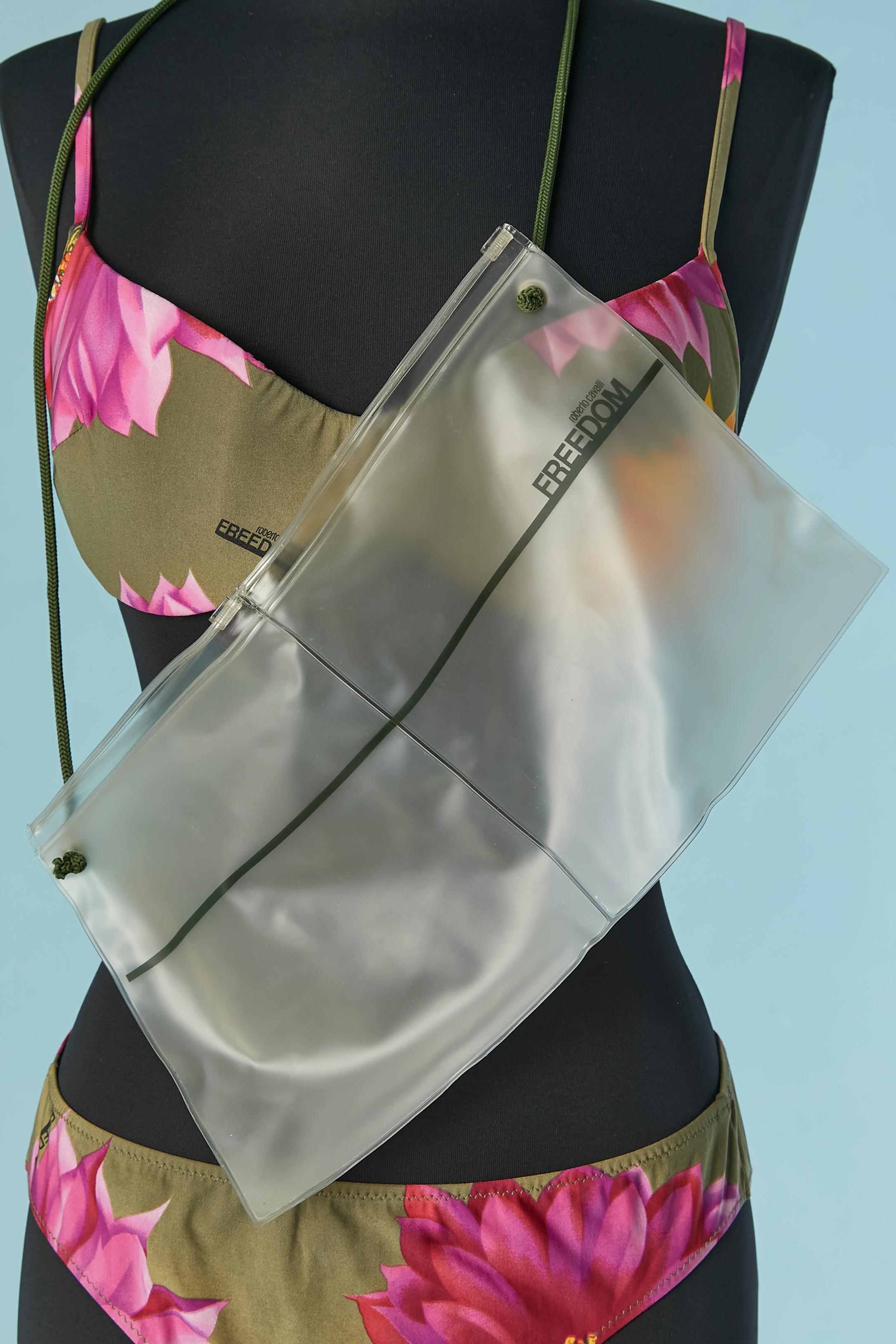Costumi da bagno 3 pezzi (top e bikini senza schienale) Roberto Cavalli in vendita 4