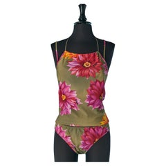 Maillot de bain 3 pièces ( Haut sans dos et bikini) Roberto Cavalli
