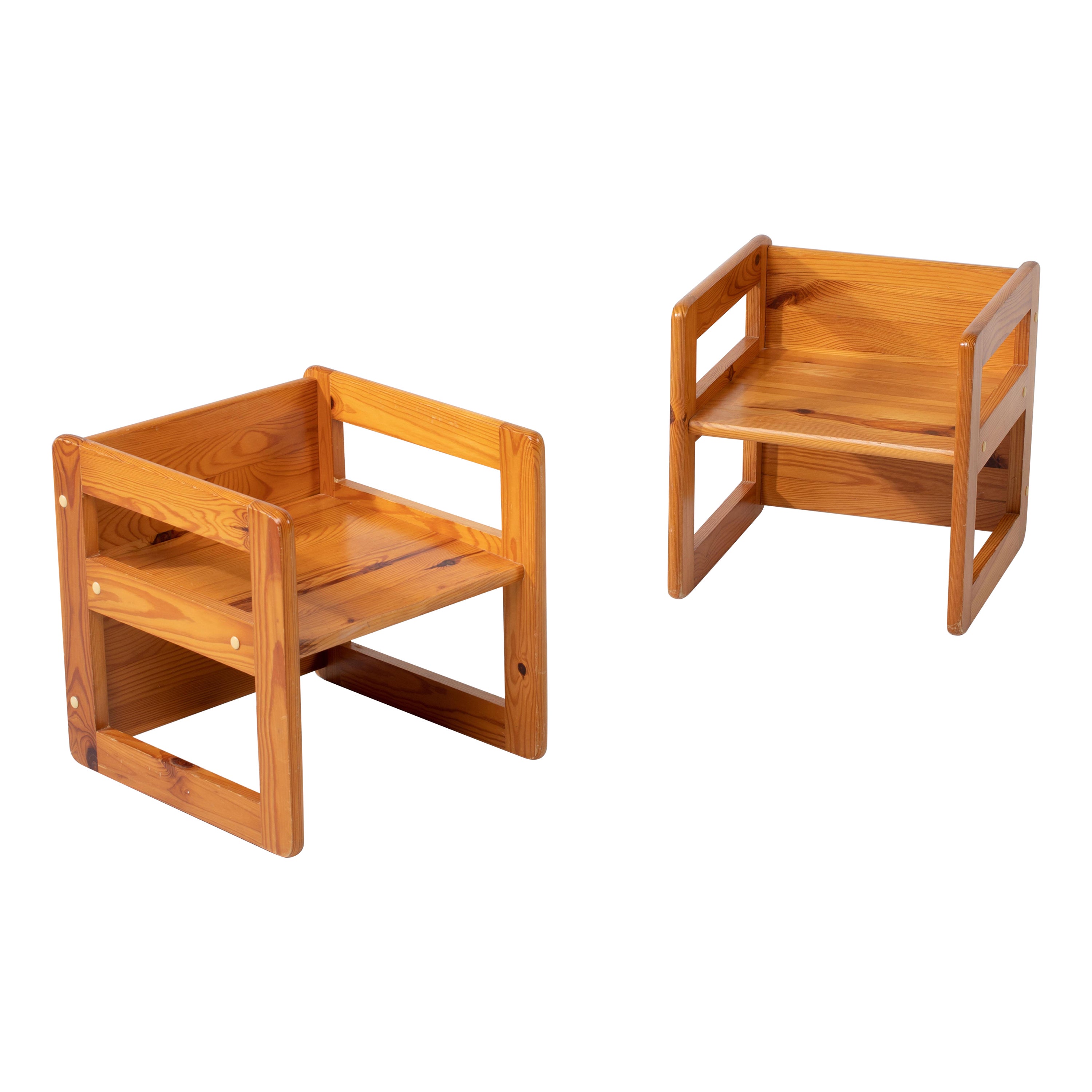 Tabouret  3 positions  dans le style de Marcel Gascoin, 1970, France