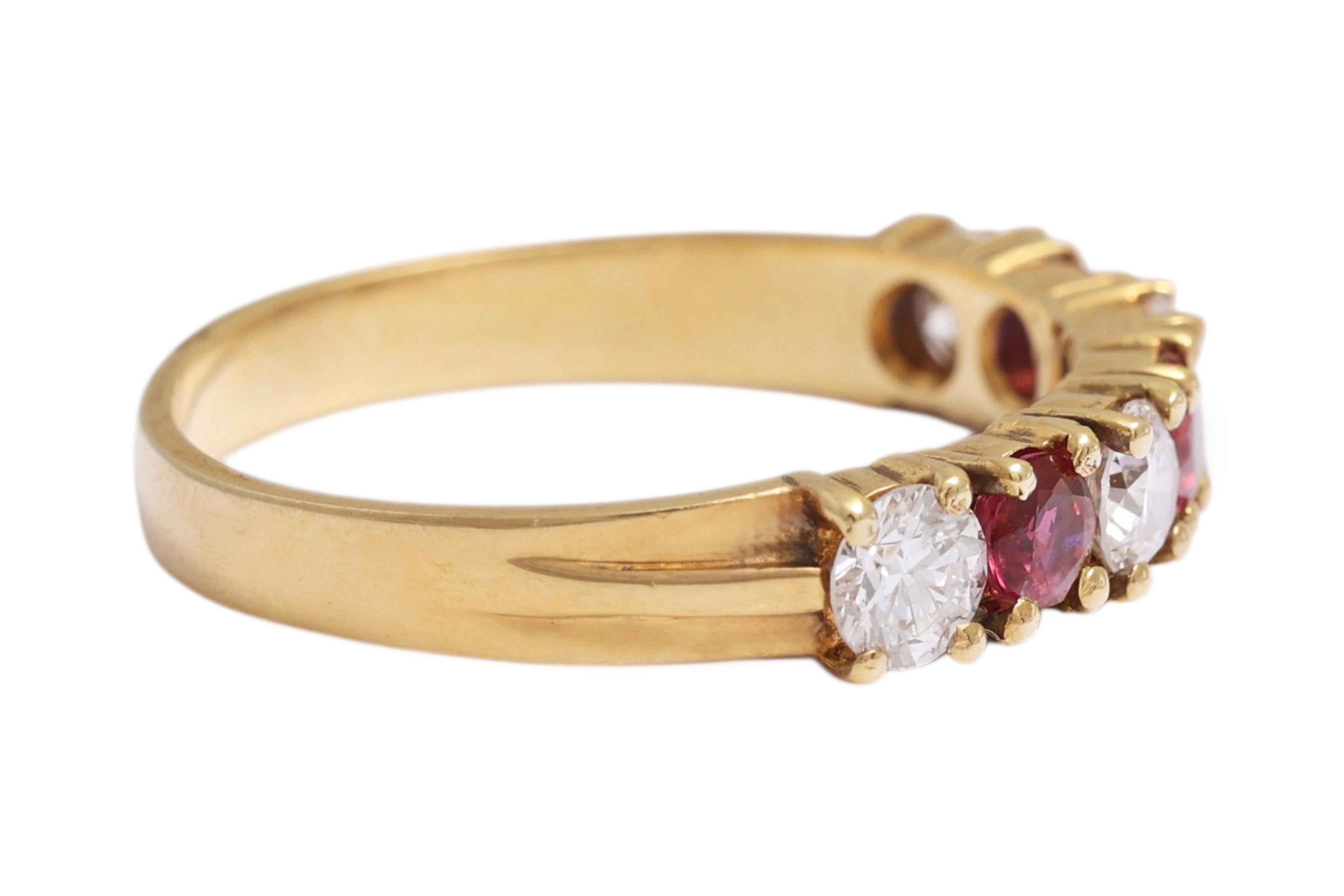 3 Ringe, Diamanten, Smaragde, Rubine, Saphire im Angebot 3