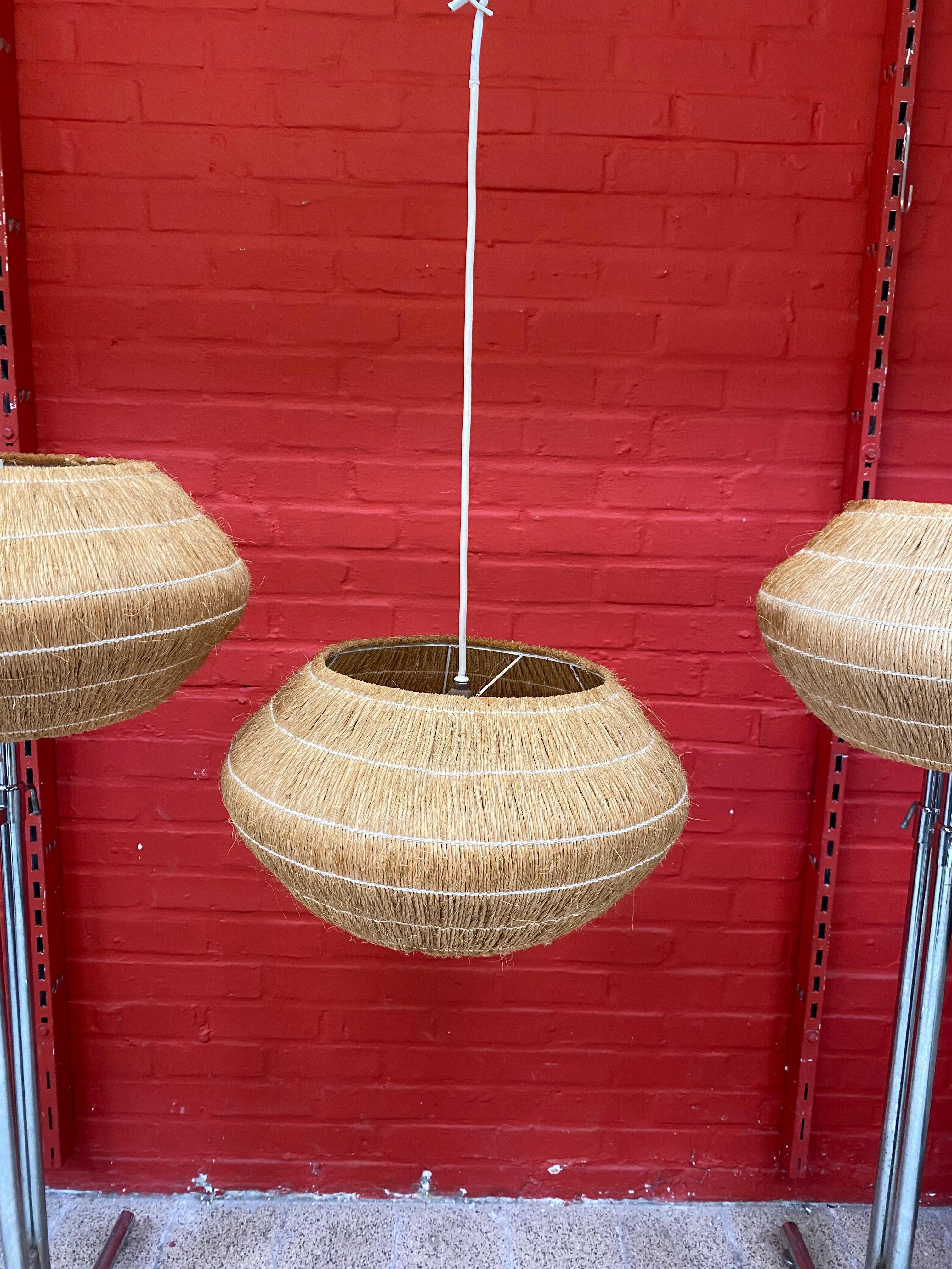 3 Rope Chandeliers, circa 1970 For Sale 1