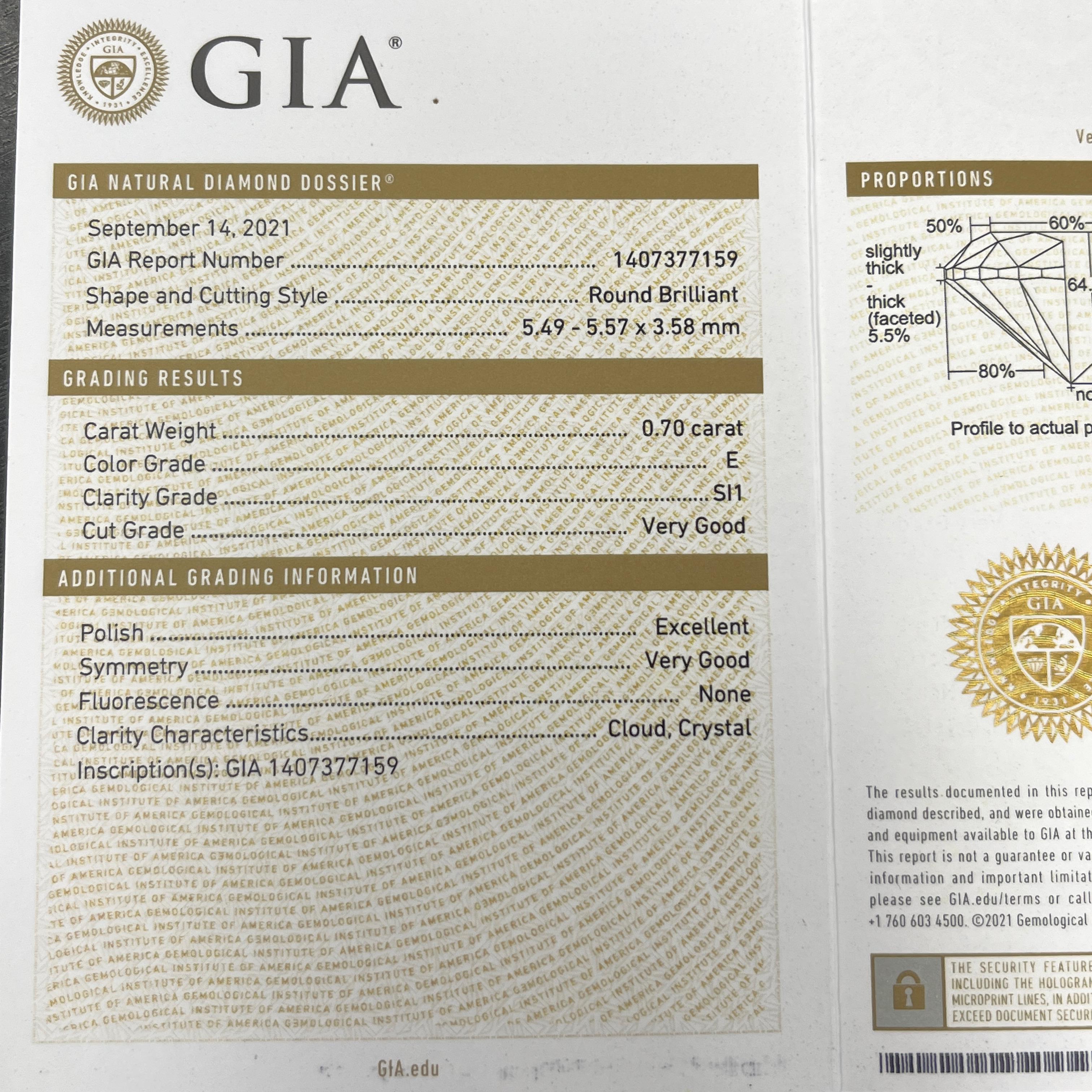 3 Row Bubble Ring Set with 7 Natural Diamonds in 18ct Yellow Gold en vente 5